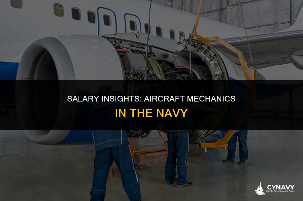 how much do aircraft mechanics make in the navy