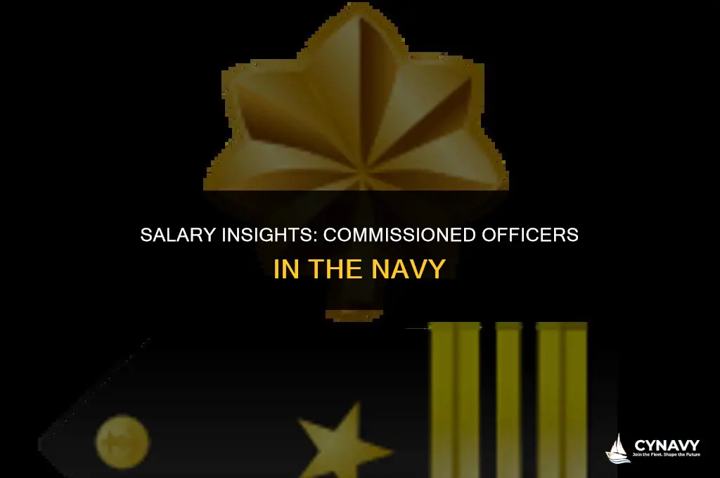 how much do commissioned officers make in the navy