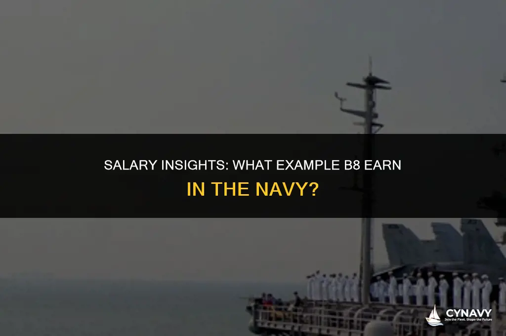 how much do example b8 make in the navy