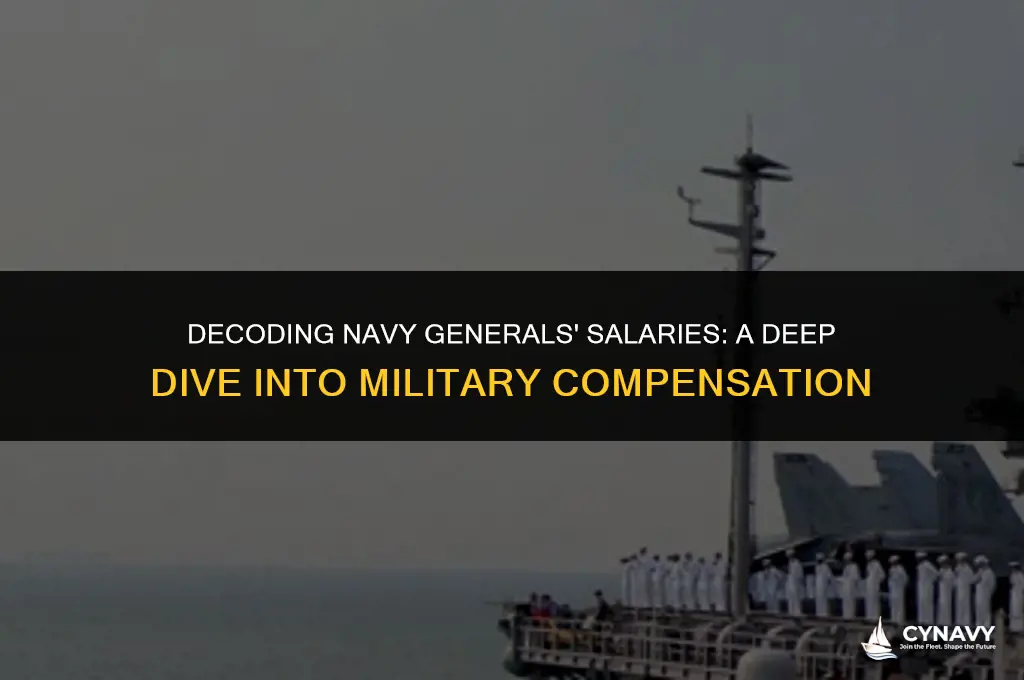 how much do generals in the navy get paid