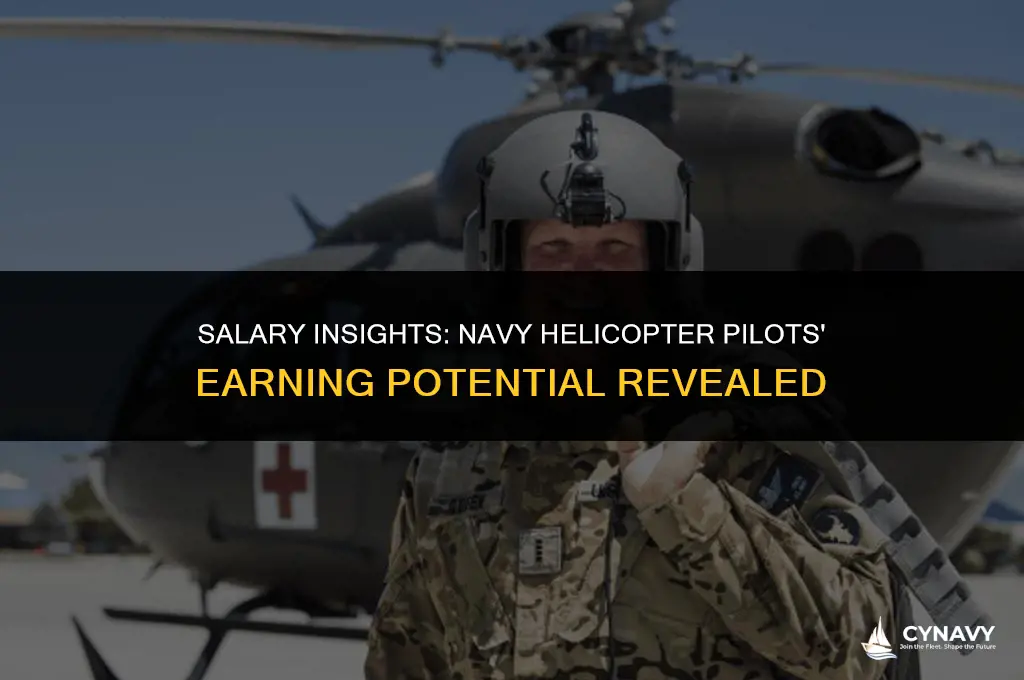 how much do helicopter pilots make in the navy