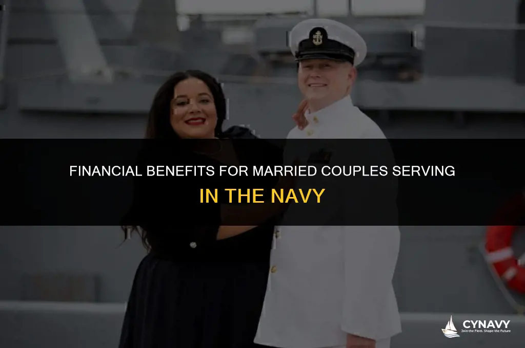 how much do married couples get in the navy