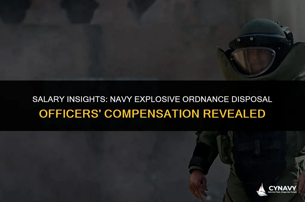 how much do navy explosive ordnance disposal officers make