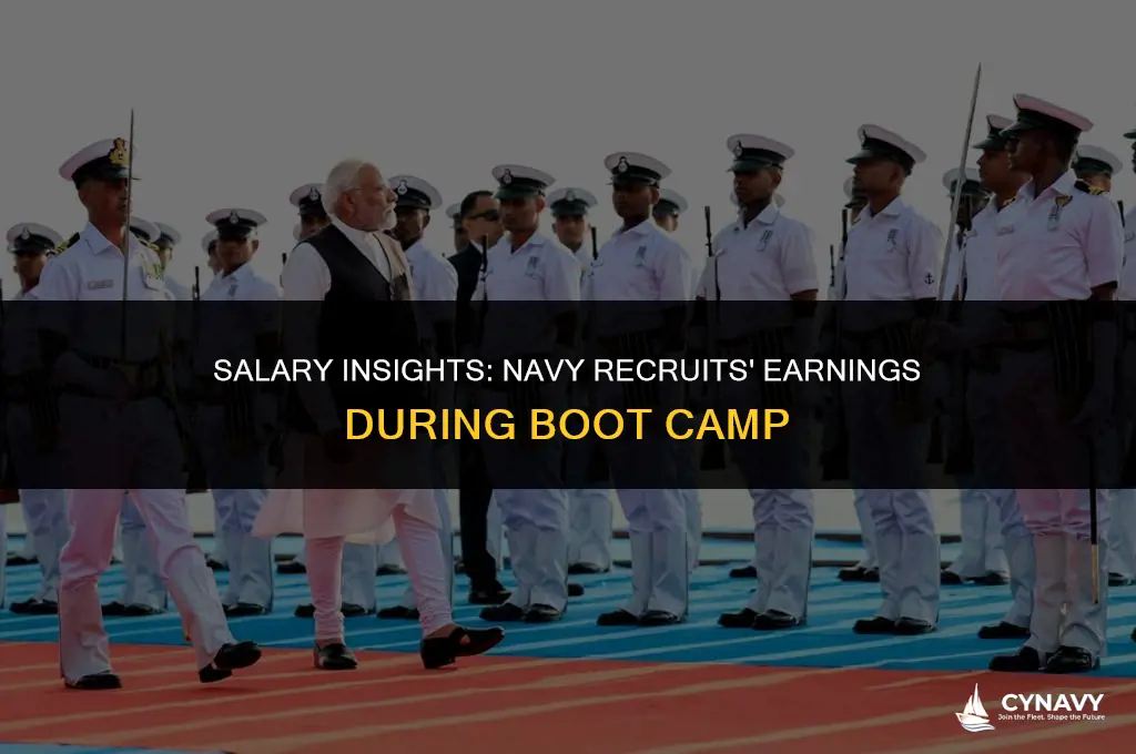 how much do navy recruits make in boot camp