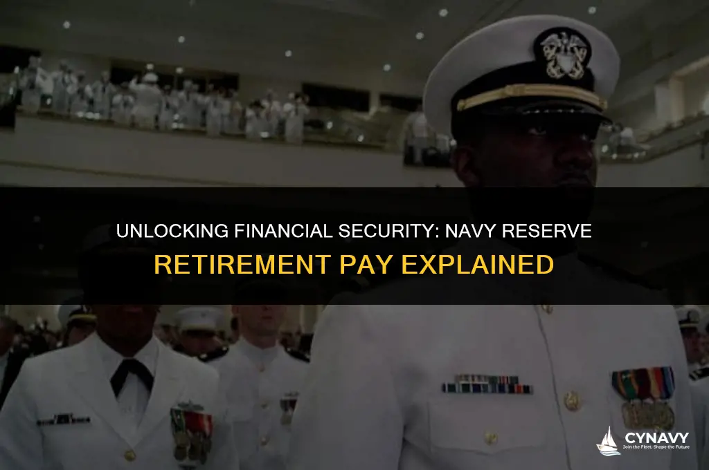 how much do navy reserve make in retirement pay