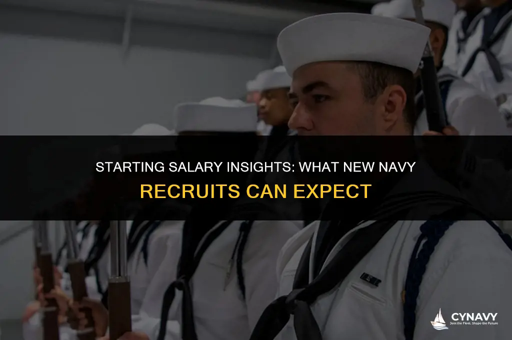 how much do new navy recruits get paid