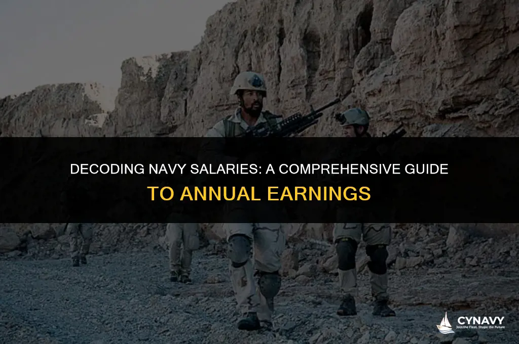 how much do people in the navy make a year