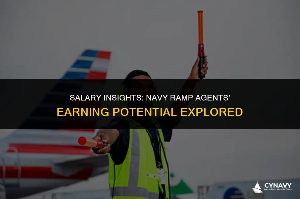 how much do ramp agents in the navy make