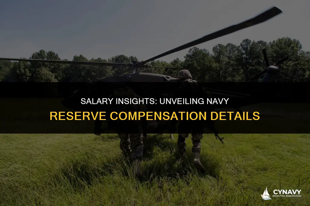 how much do they pay in the navy reserve