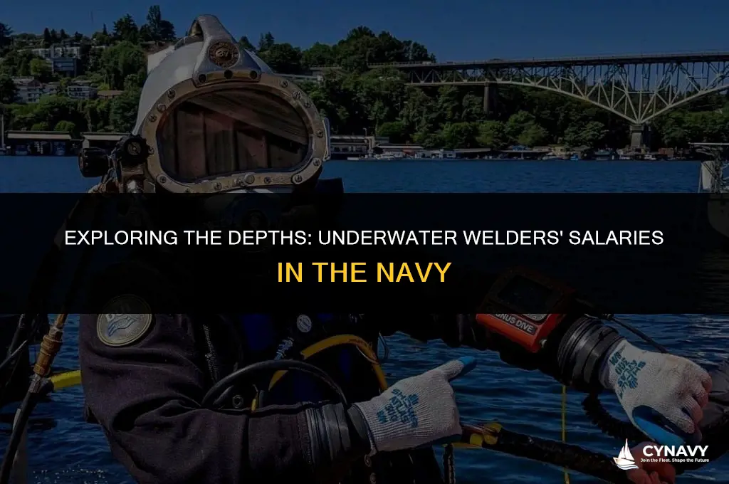 how much do underwater welders make in the navy