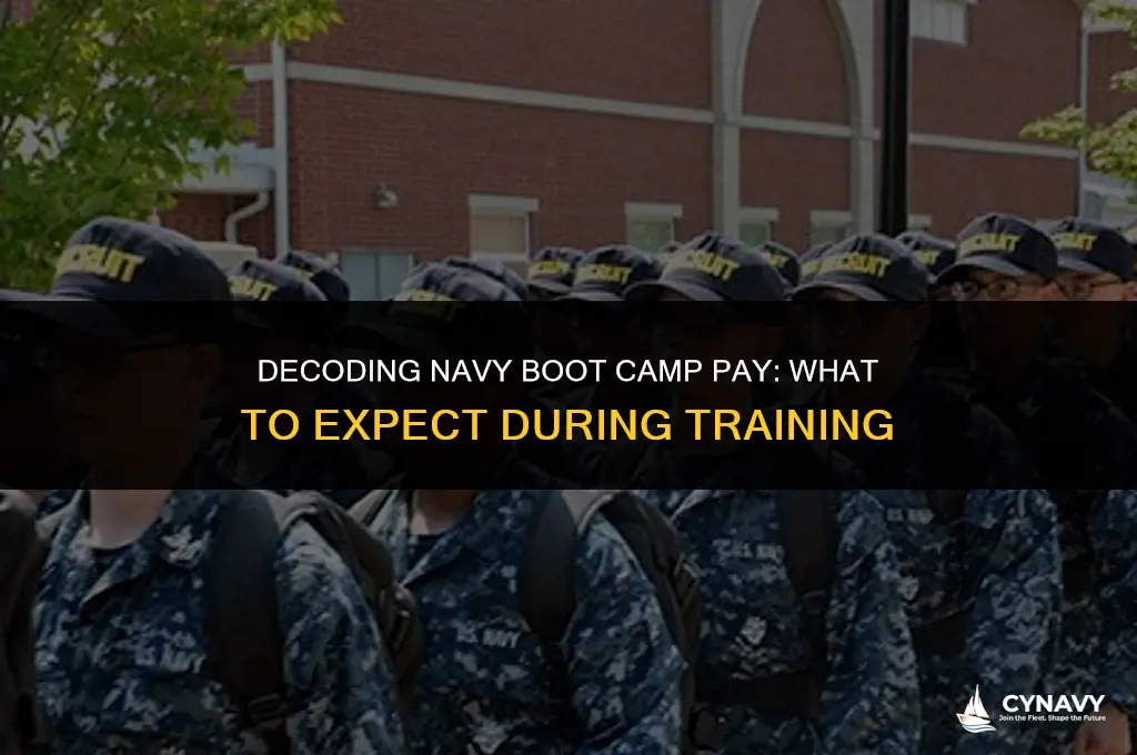 how much do you get paid in boot camp navy