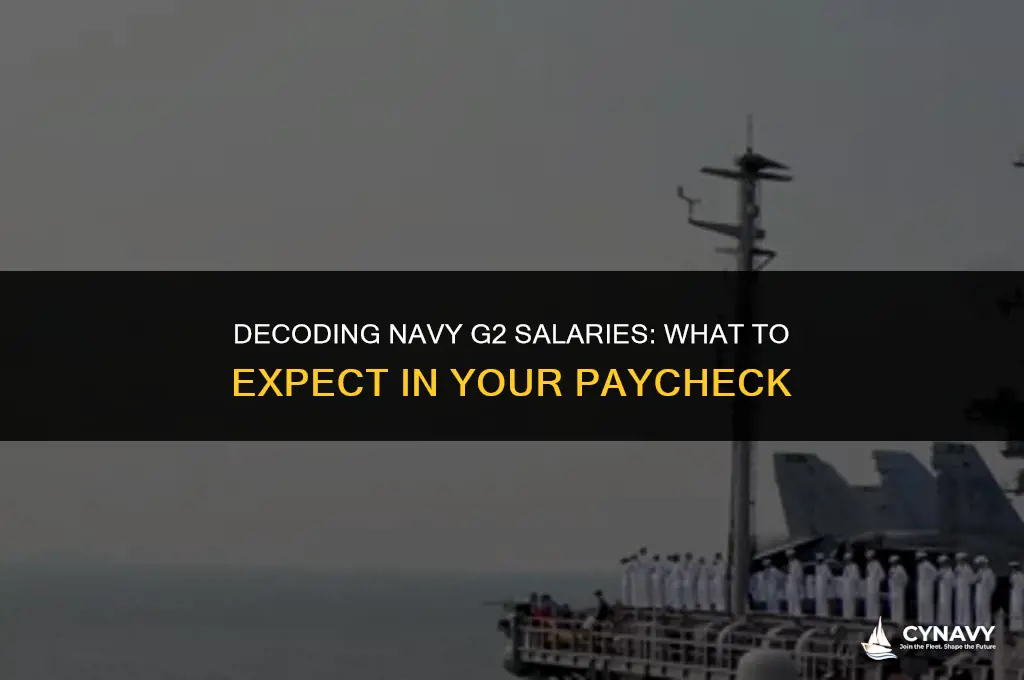 how much do you get paid in the navy g2