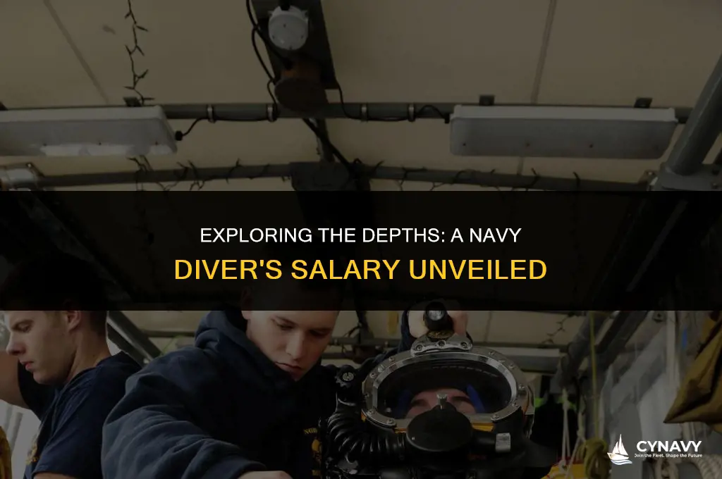 how much do you make as a navy diver