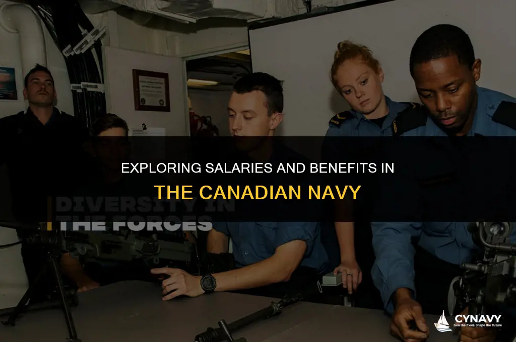 how much do you make in the canadian navy