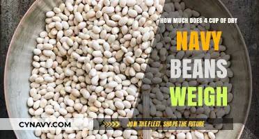 Measuring Up: The Weight of 4 Cups of Dry Navy Beans