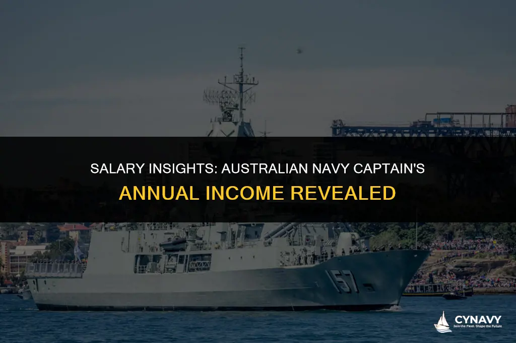 how much does a captain in the australian navy make