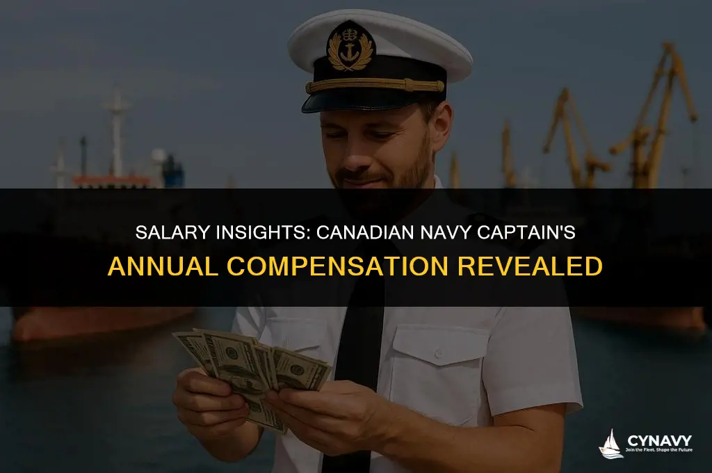 how much does a captain in the canadian navy make