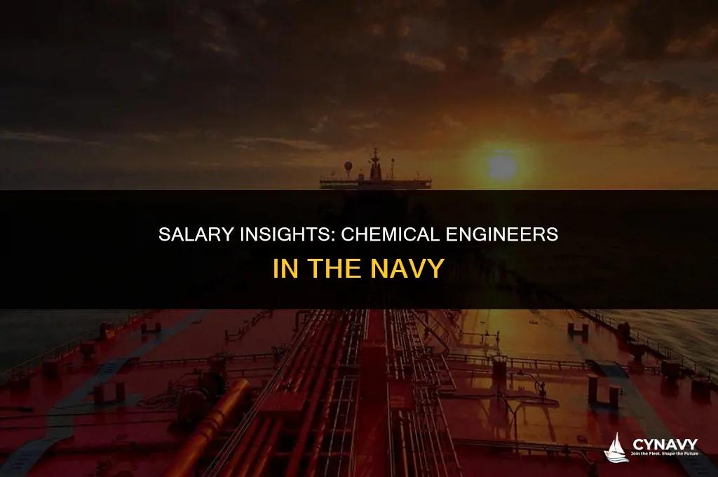 how much does a chemical engineer in the navy make
