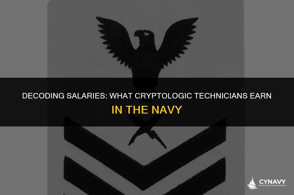 how much does a cryptologic technician make in the navy
