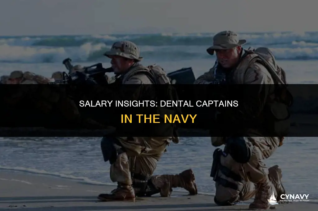 how much does a dental captain in the navy make