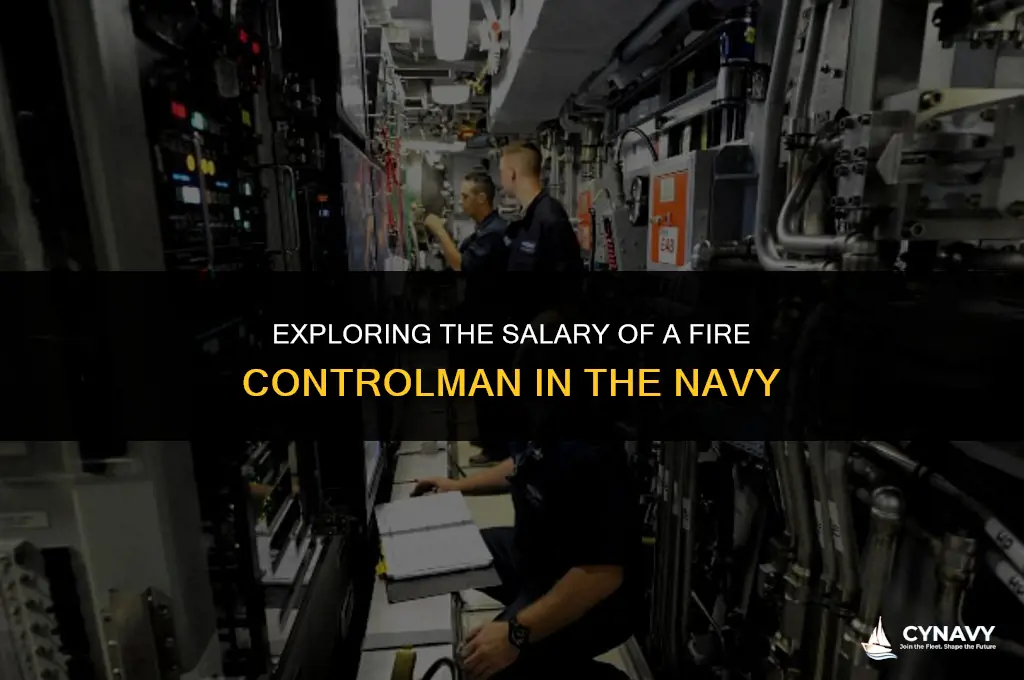how much does a fire controllman make in the navy