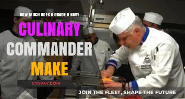 Salary Insights: Navy Culinary Commander in Grade 6