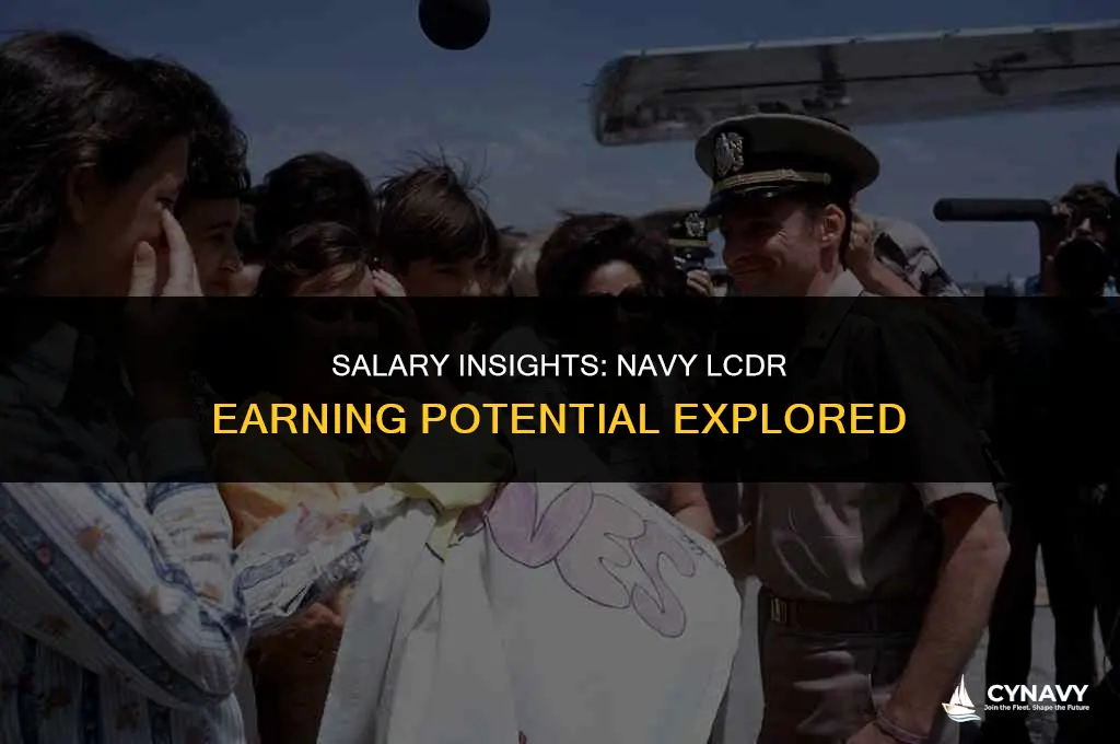 how much does a lcdr in the navy make