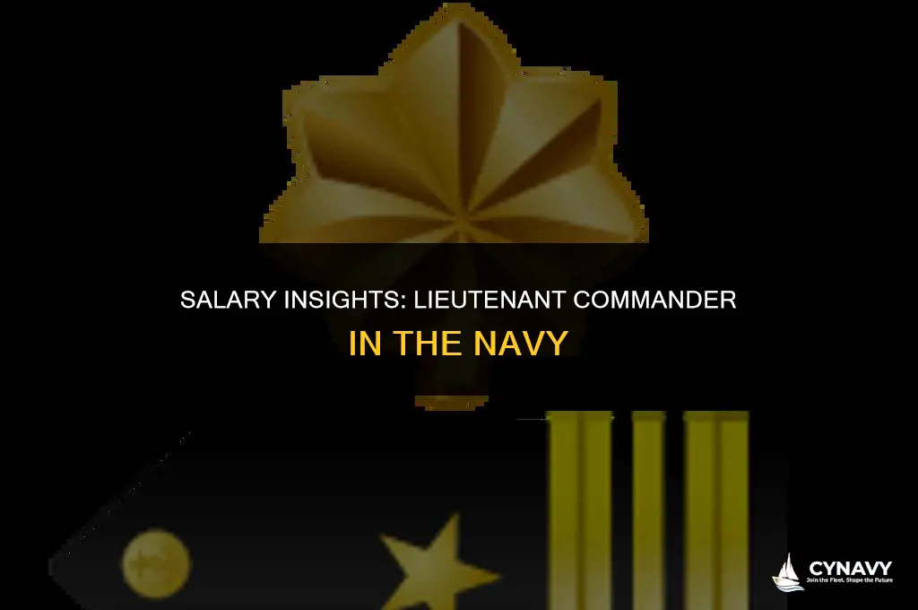 how much does a lieutenant commander make in the navy