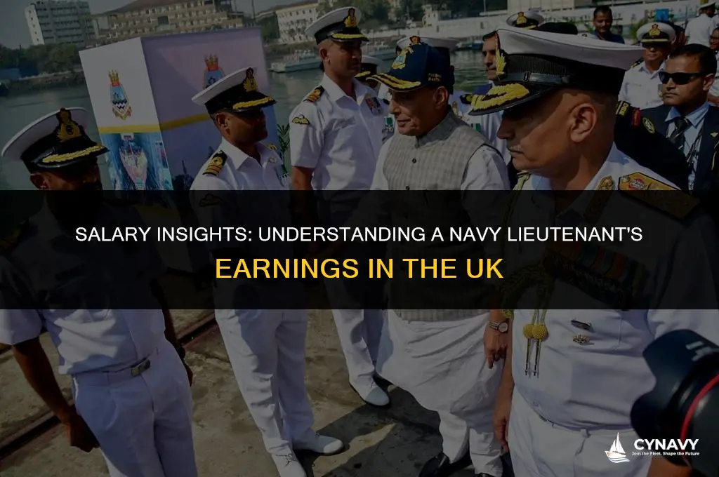 how much does a lieutenant in the navy make uk