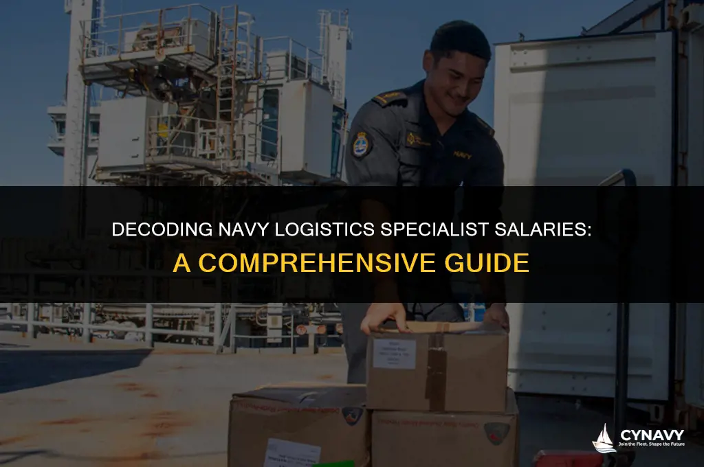 how much does a logistics specialist make in the navy
