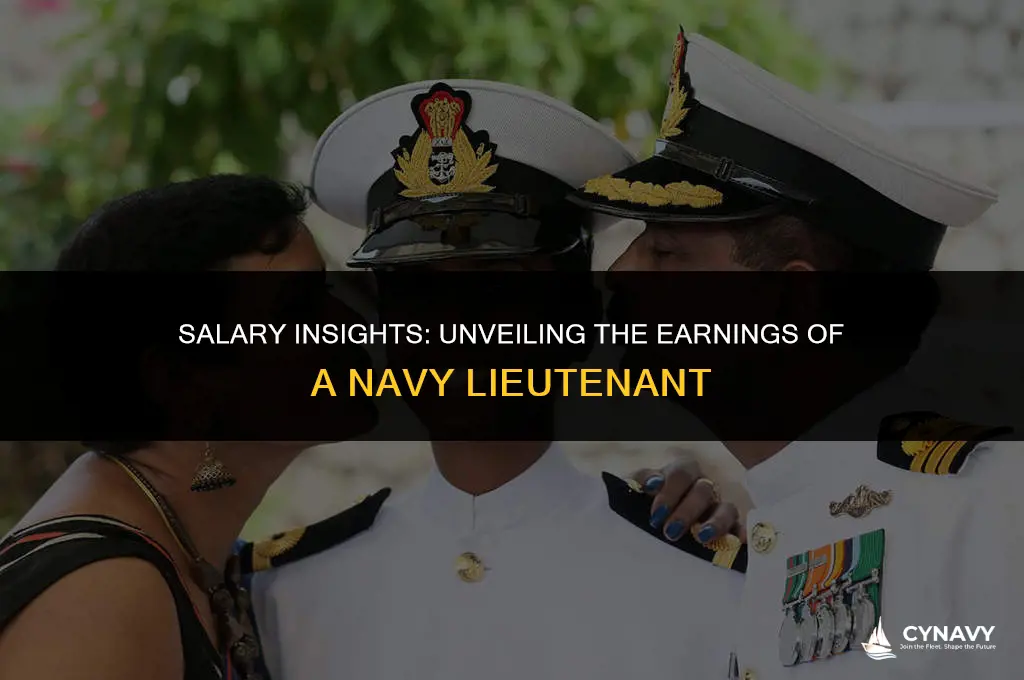 how much does a lt in the navy make