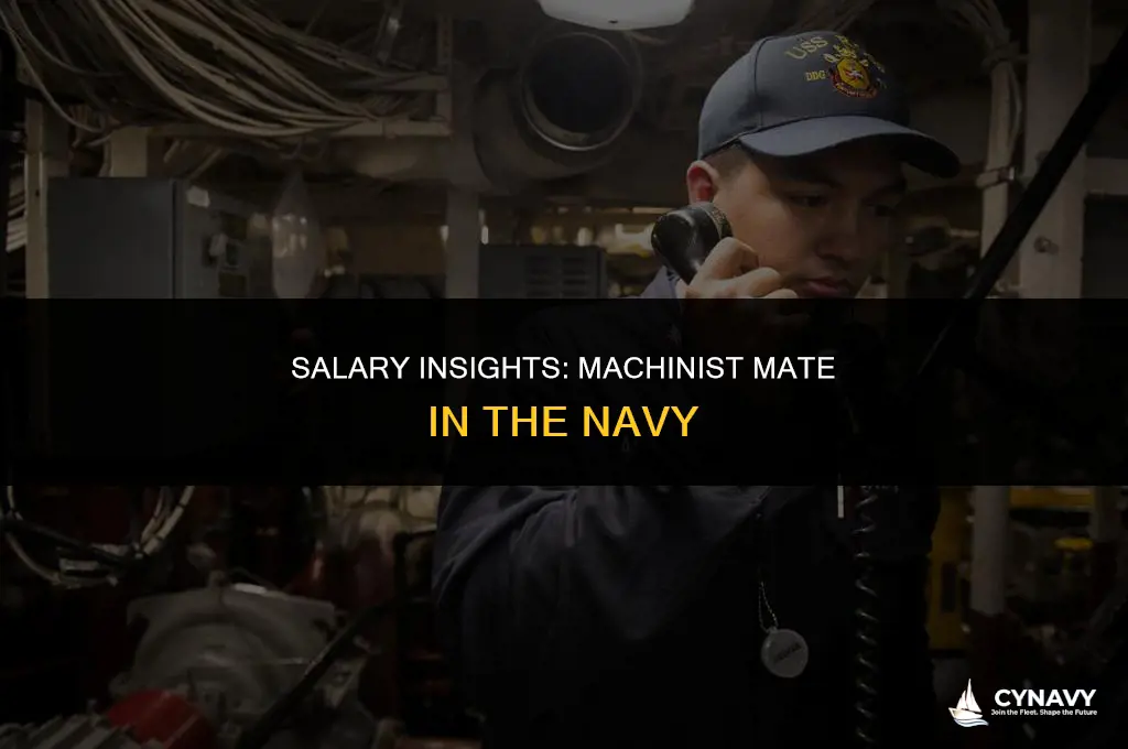 how much does a machinist mate make in the navy