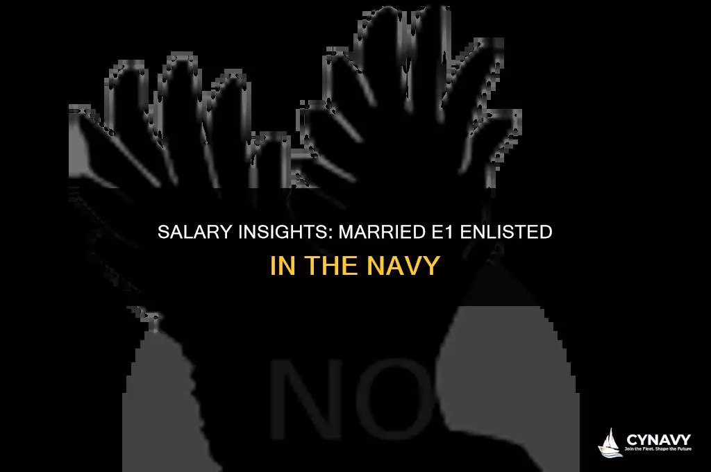 how much does a married e1 make in the navy