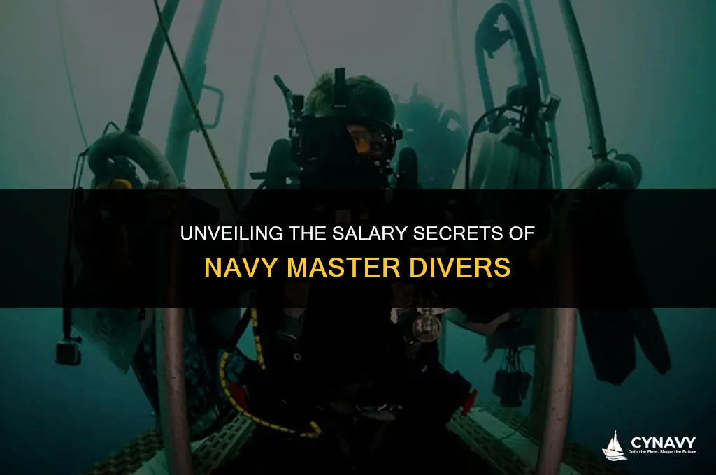 how much does a master diver in the navy make