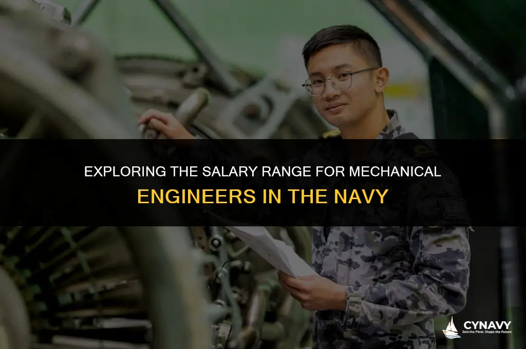 how much does a mechanical engineer in the navy make
