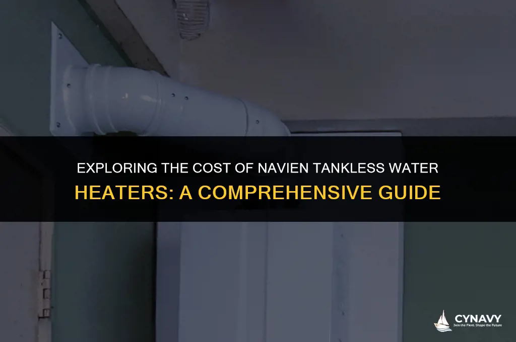 how much does a navien tankless water heater cost