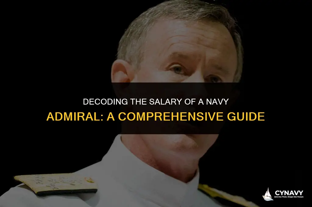 how much does a navy admiral get paid