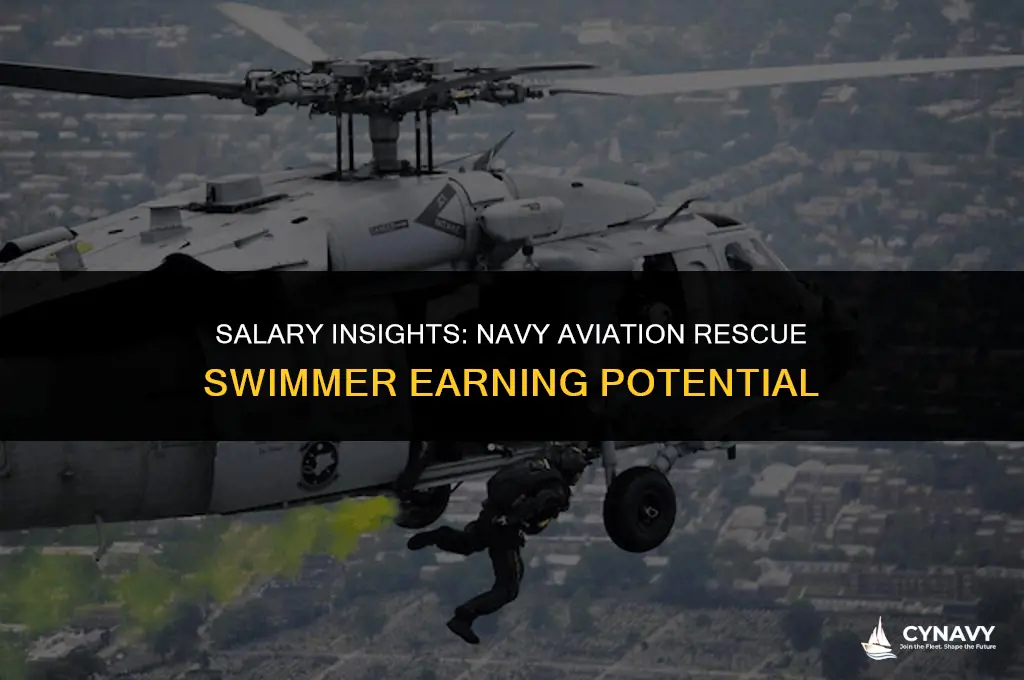 how much does a navy aviation rescue swimmer make