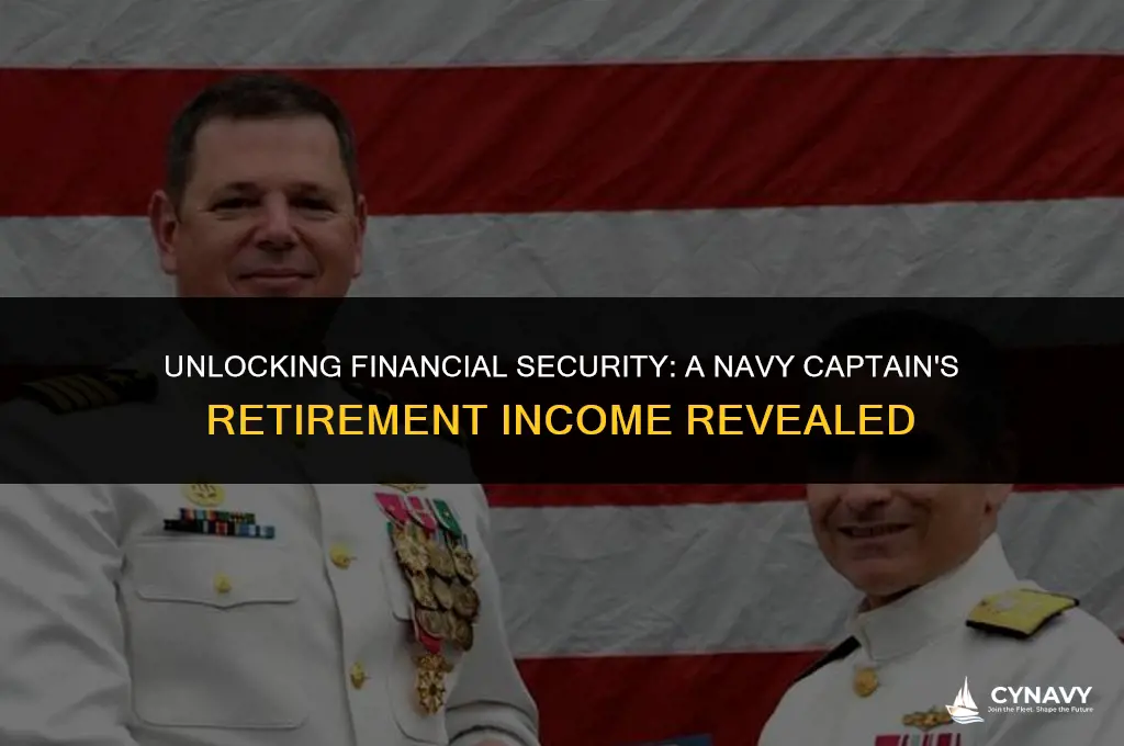 how much does a navy captain make in retirement