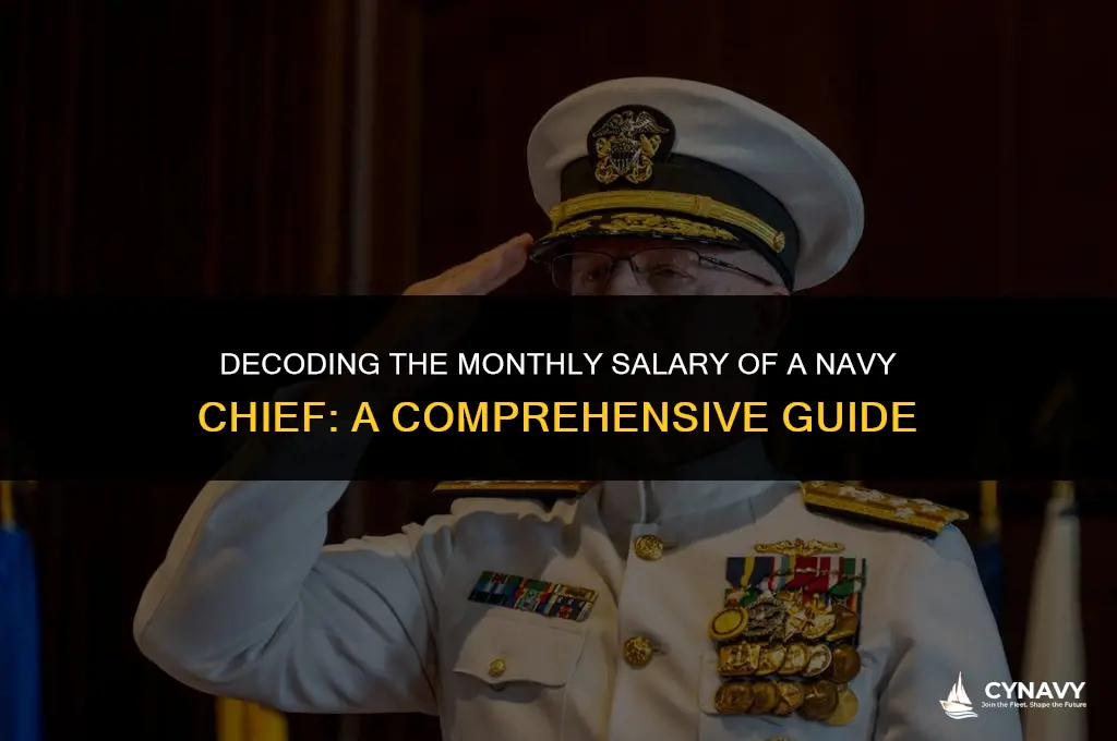 how much does a navy chief make a month