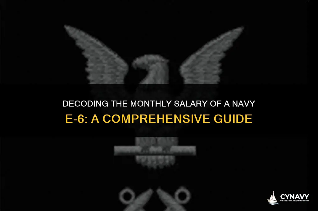 how much does a navy e6 make in a month