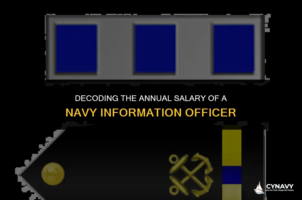 how much does a navy information officer make annually