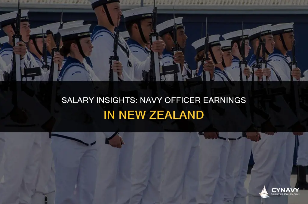 how much does a navy officer make in nz