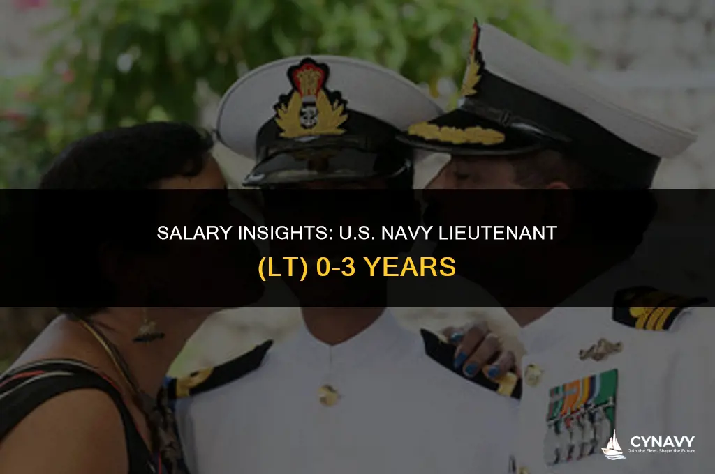 how much does a navy officer make lt 0-3