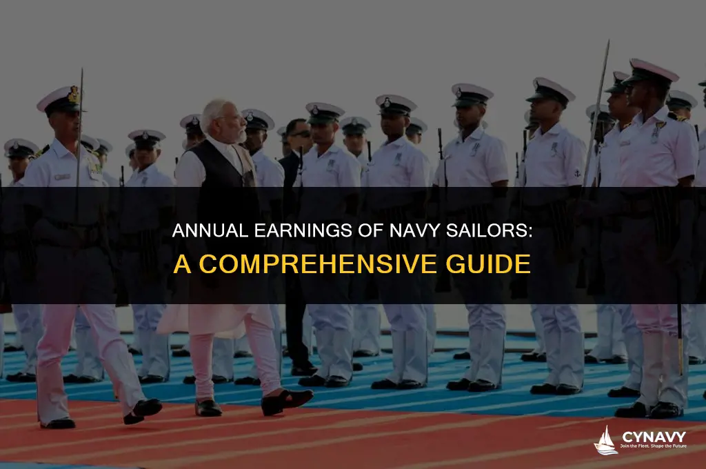 how much does a navy sailor make a year
