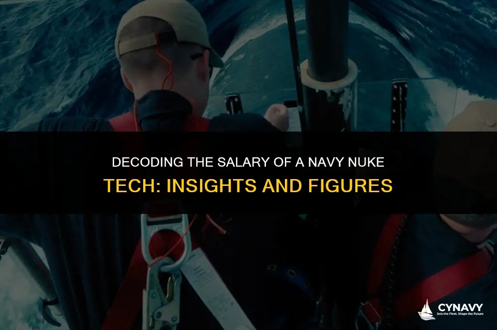 how much does a nuke tech make in the navy