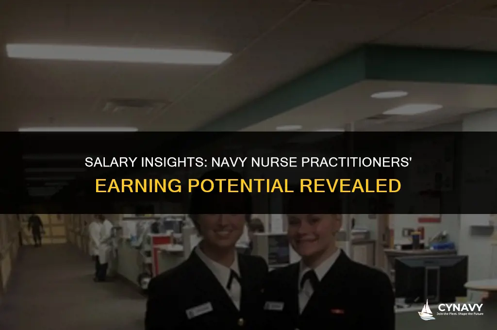 how much does a nurse practitioner in the navy make