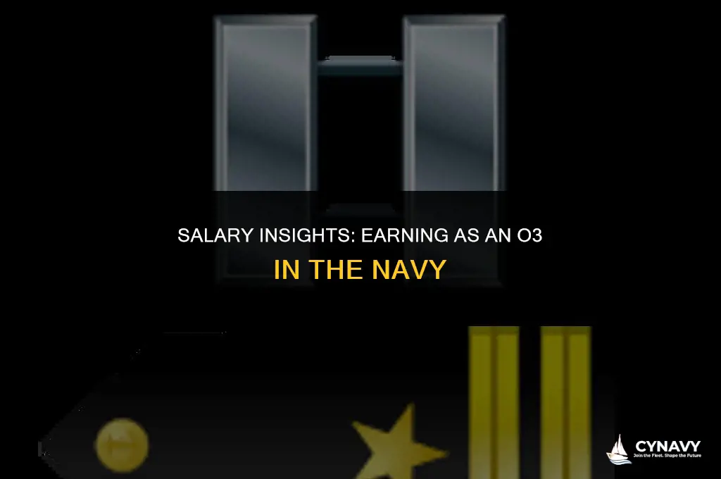how much does a o3 make in the navy