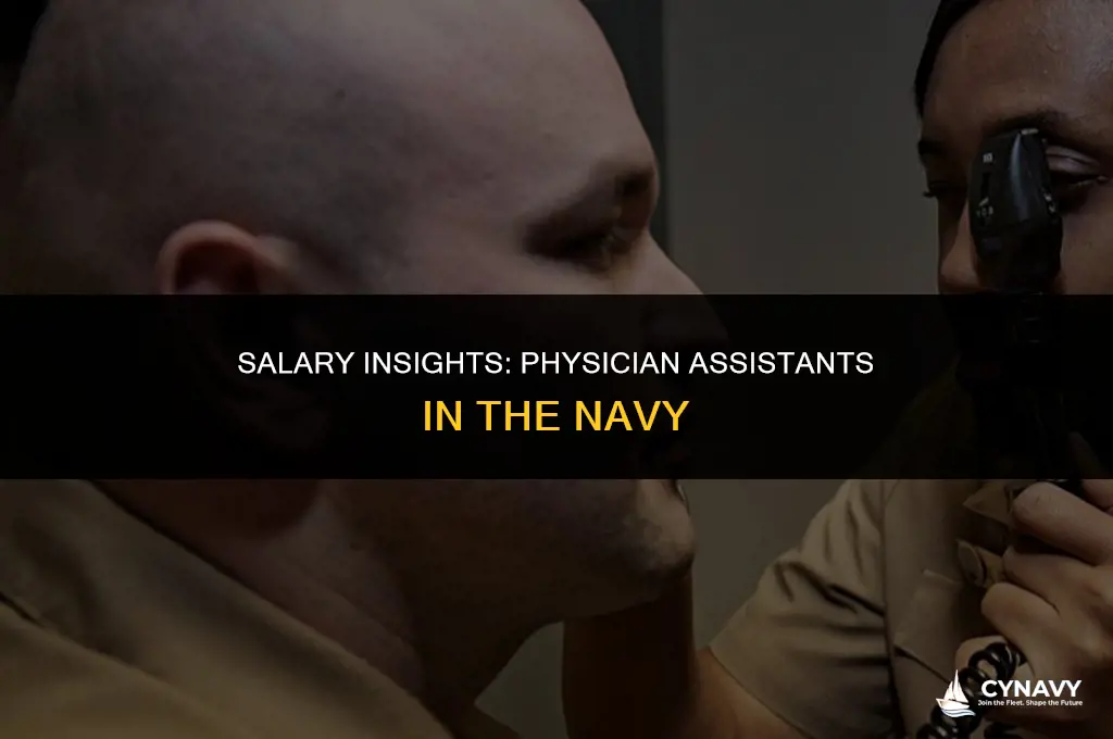 how much does a pa make in the navy