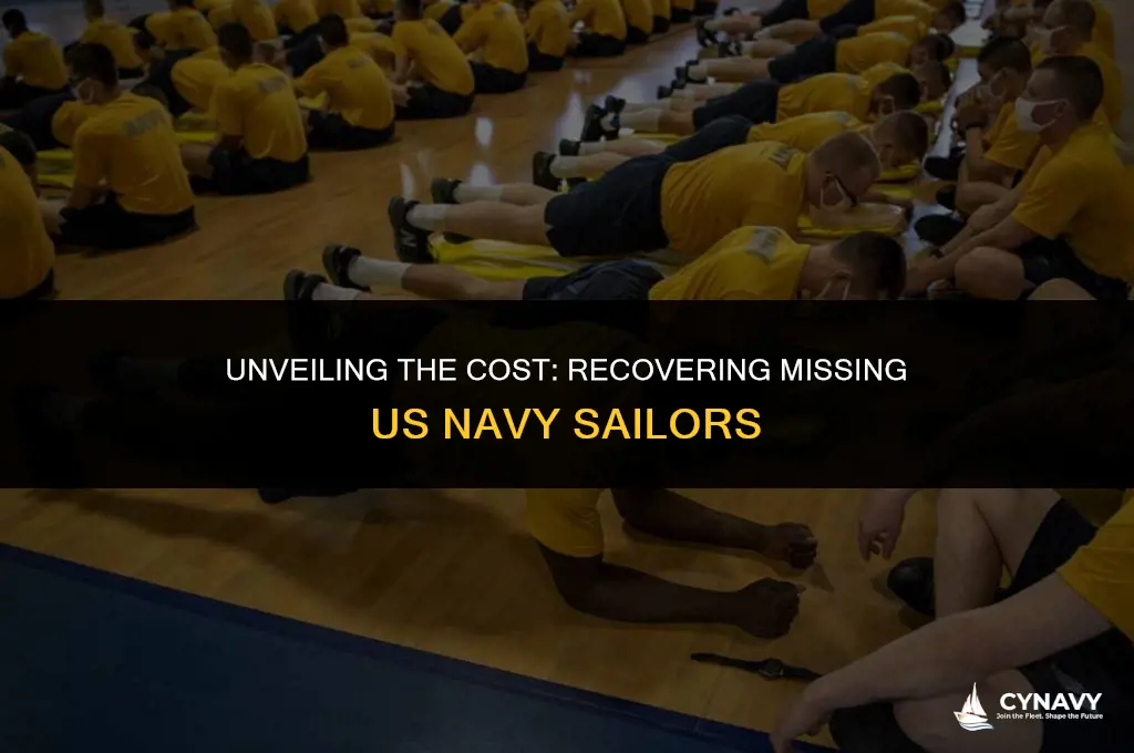 how much does a recovery of missing us navy sailors
